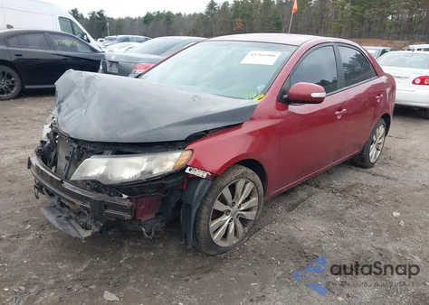 2010 Kia Forte Ex из США, поврежденный, VIN KNAFU4A25A5060850